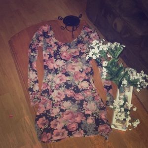 Floral 90’s Skater Dress
